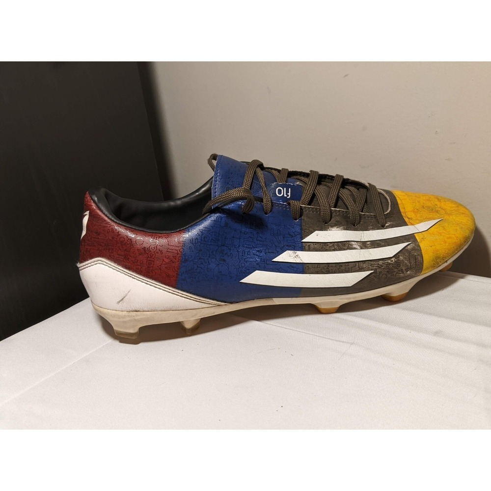 ADIDAS Adizero F10 FG MESSI Soccer Football Cleats Boots Multi Mens Size 11 - Picture 7 of 9